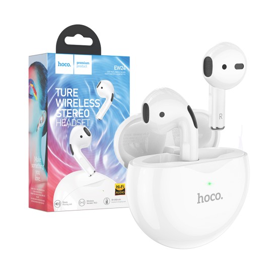 Hoco True Wireless Earbuds EW24 Assist Bluetooth V5.1 White